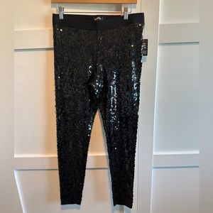Brand new Express black sequin pants.